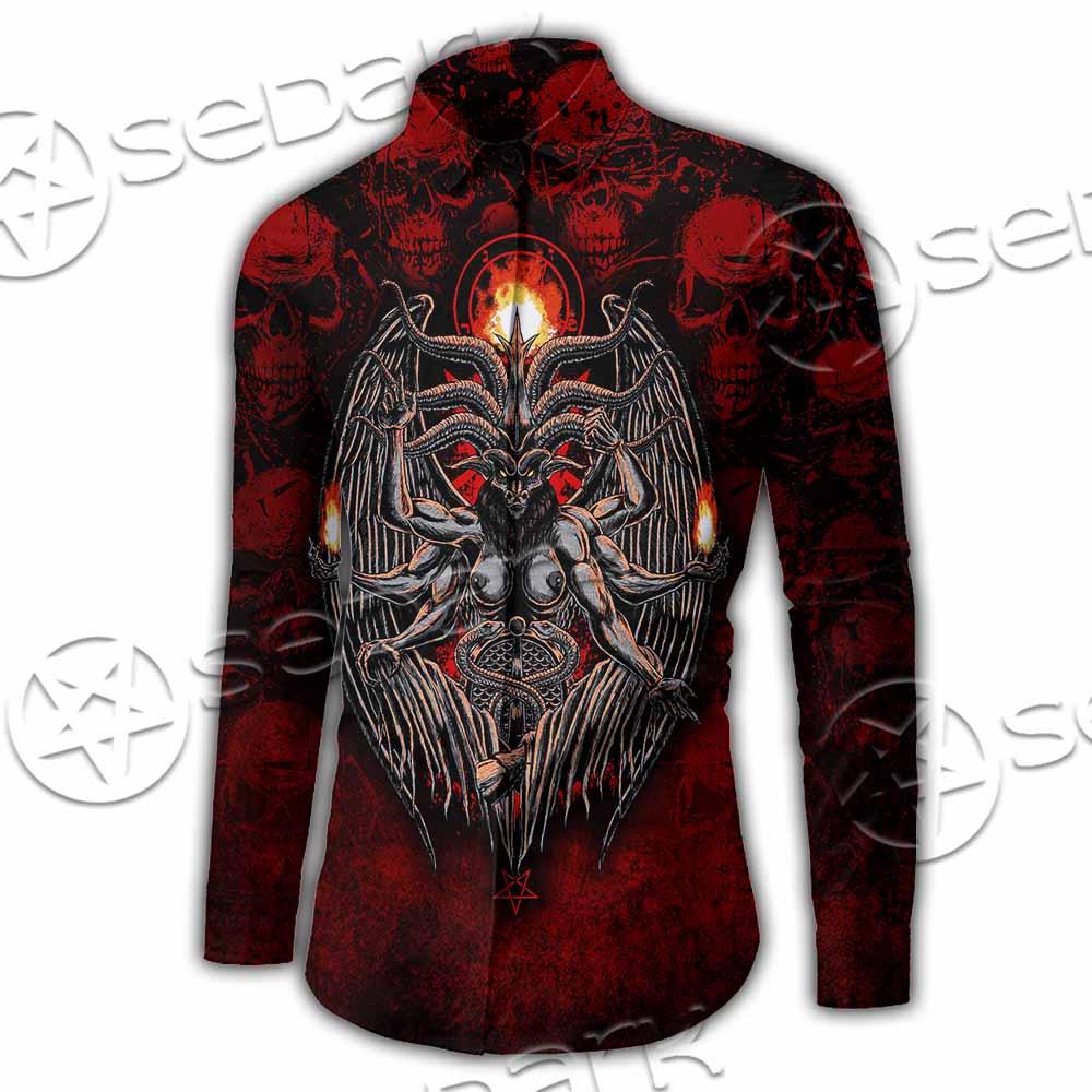 Skulls Baphomet SED-0975 Shirt Allover