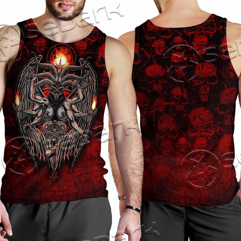 Skulls Baphomet SED-0975 Men Tank-tops