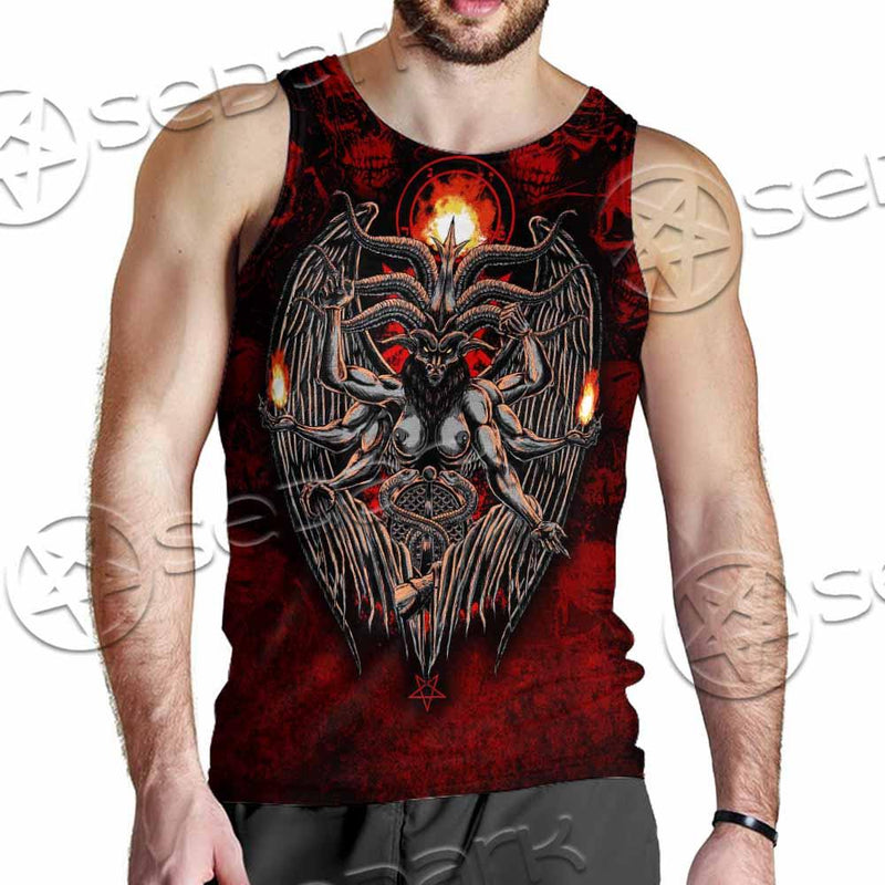 Skulls Baphomet SED-0975 Men Tank-tops