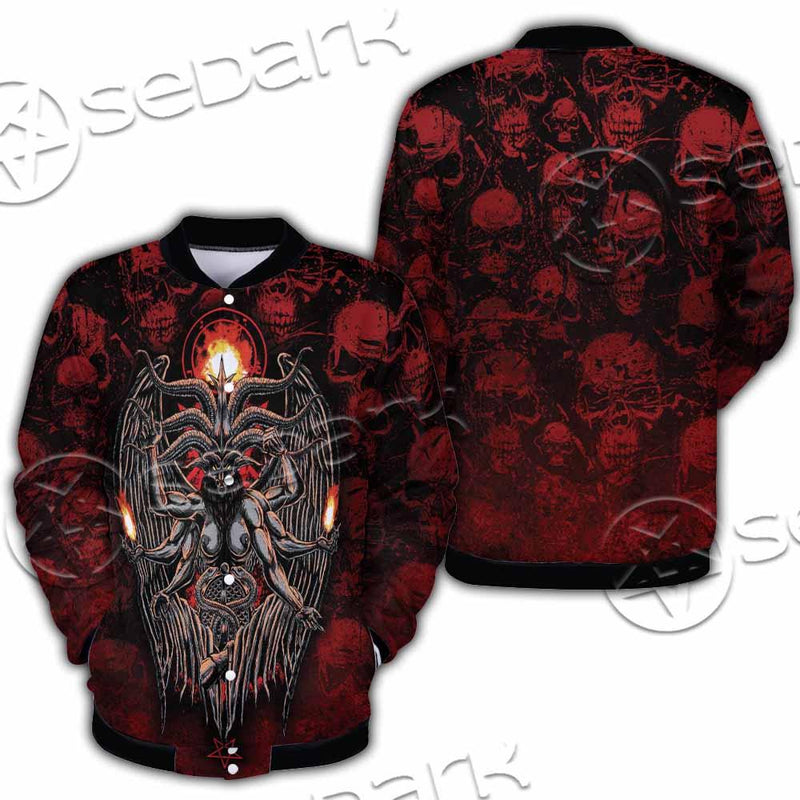 Skulls Baphomet SED-0975 Button Jacket