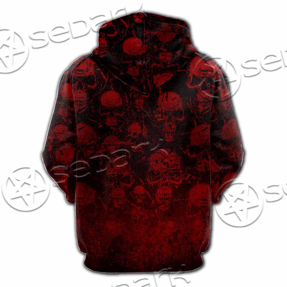 Skulls Baphomet SED-0975 Hoodie & Zip Hoodie Raglan
