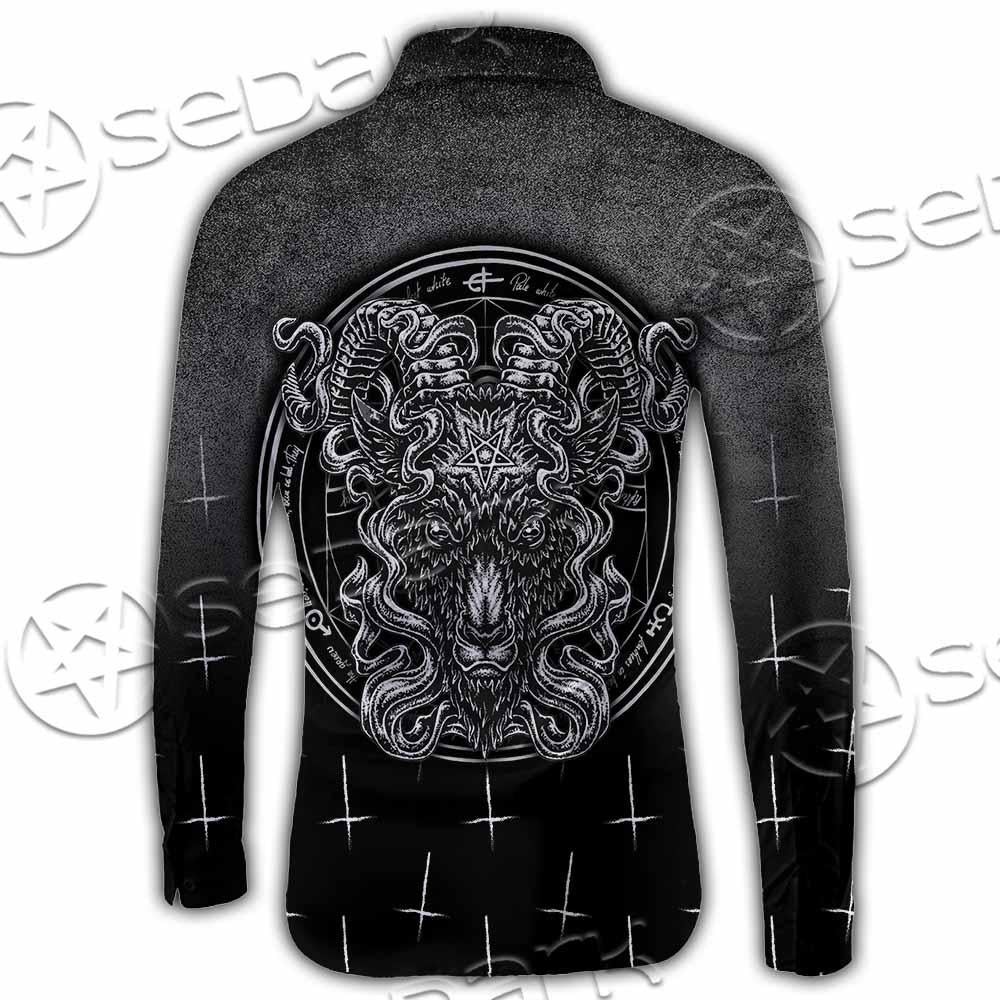 Goat Head Inverted Cross SED-0977 Shirt Allover