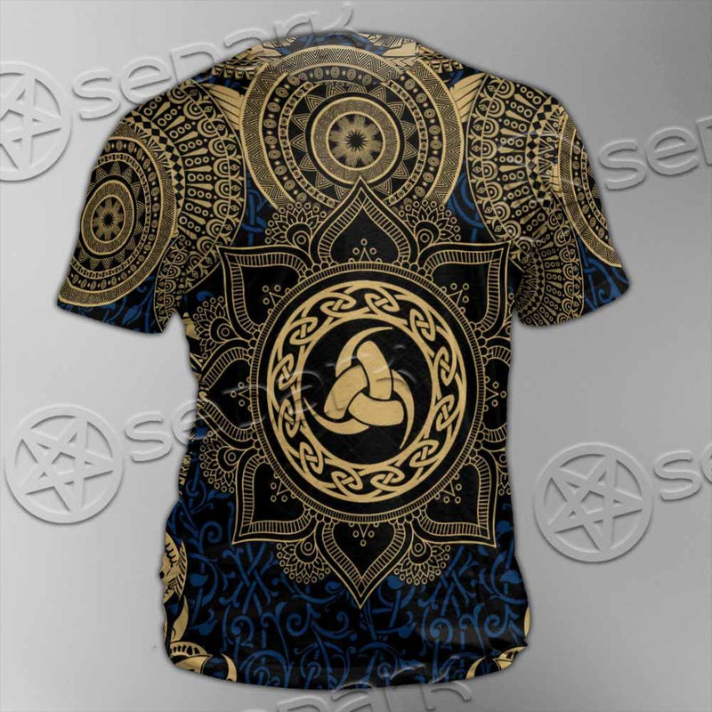 Odin Rune Celtic Shield SED-0989 Unisex T-shirt