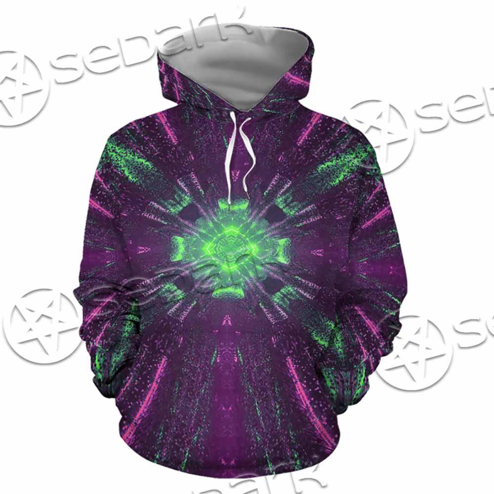 Futuristic Science-Fiction Abstract SED-0996 Hoodie & Zip Hoodie