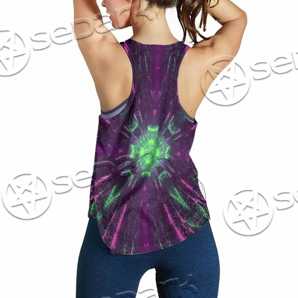 Futuristic Science-Fiction Abstract SED-0996 Women Tank Top