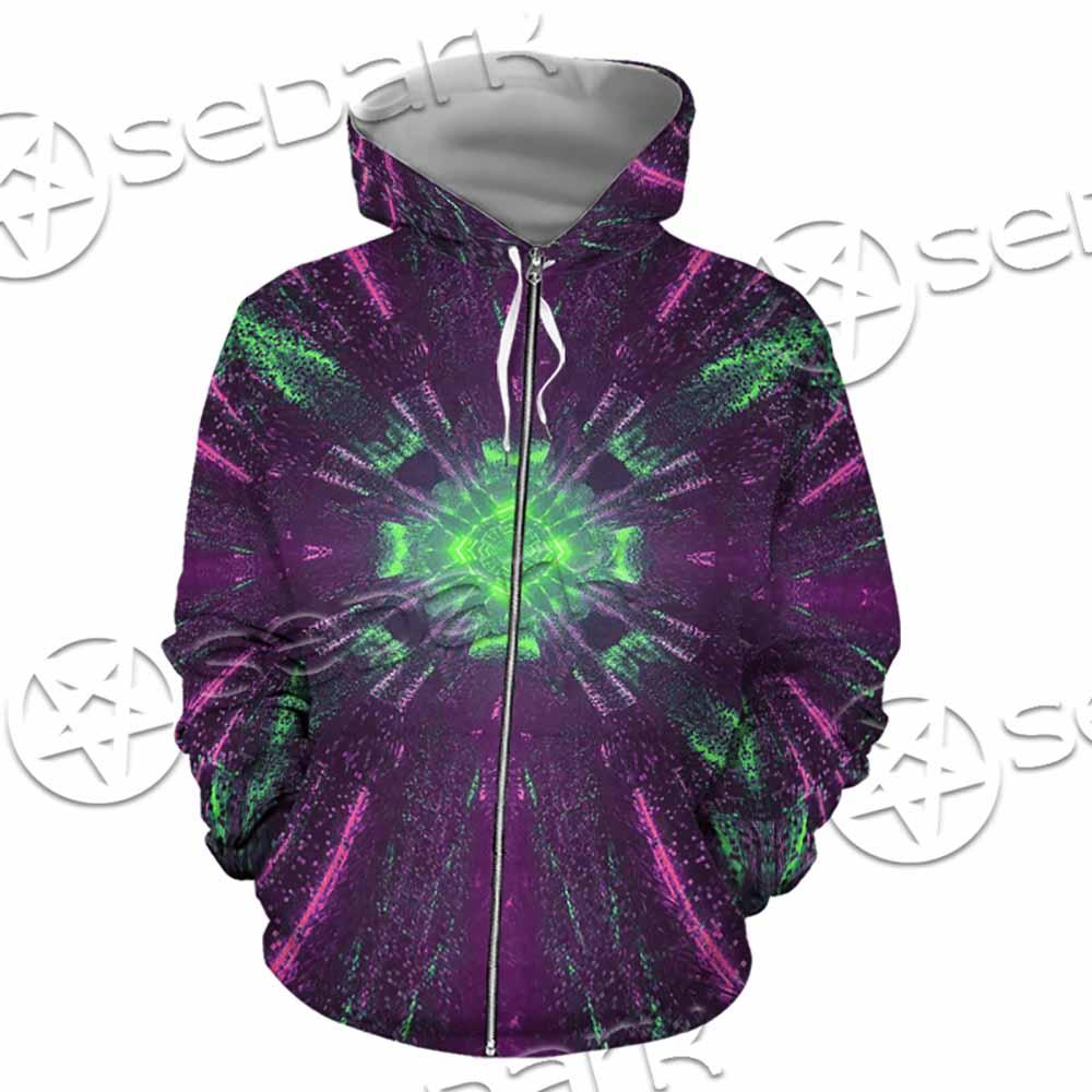 Futuristic Science-Fiction Abstract SED-0996 Hoodie & Zip Hoodie