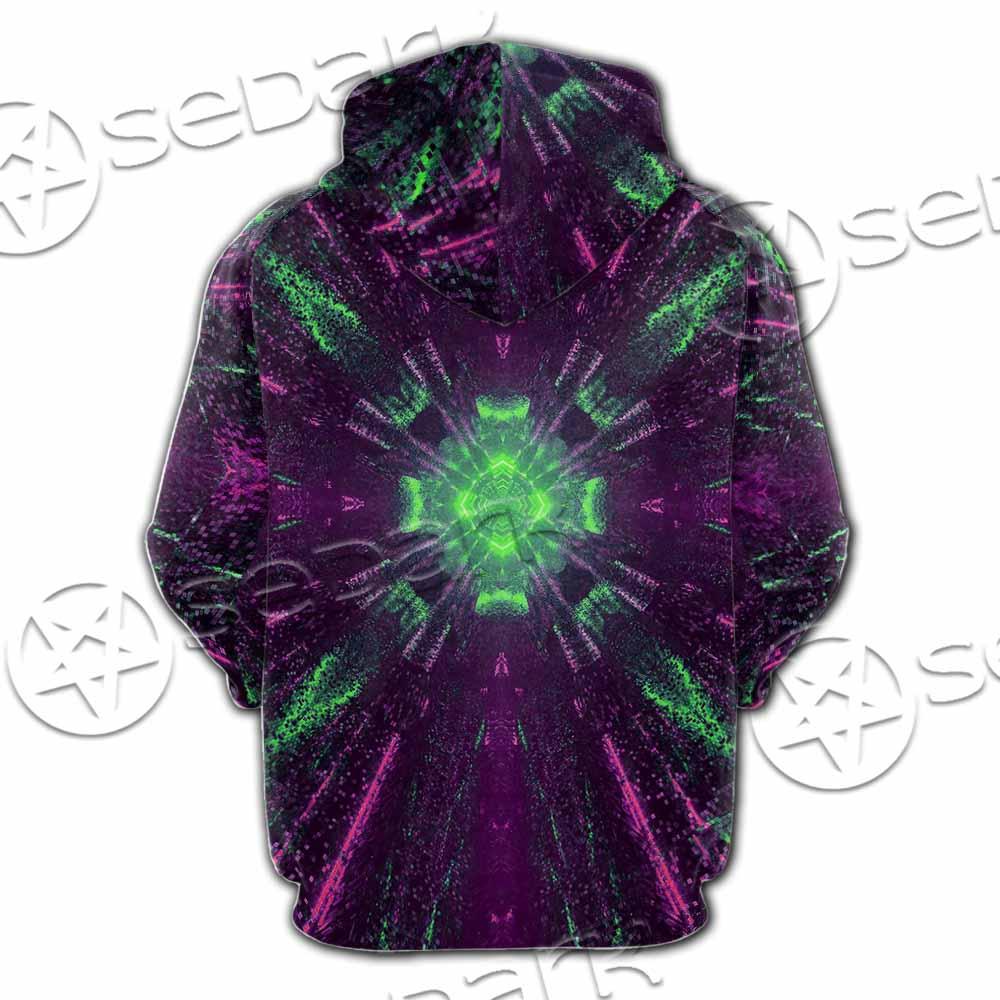 Futuristic Science-Fiction Abstract SED-0996 Hoodie & Zip Hoodie Raglan