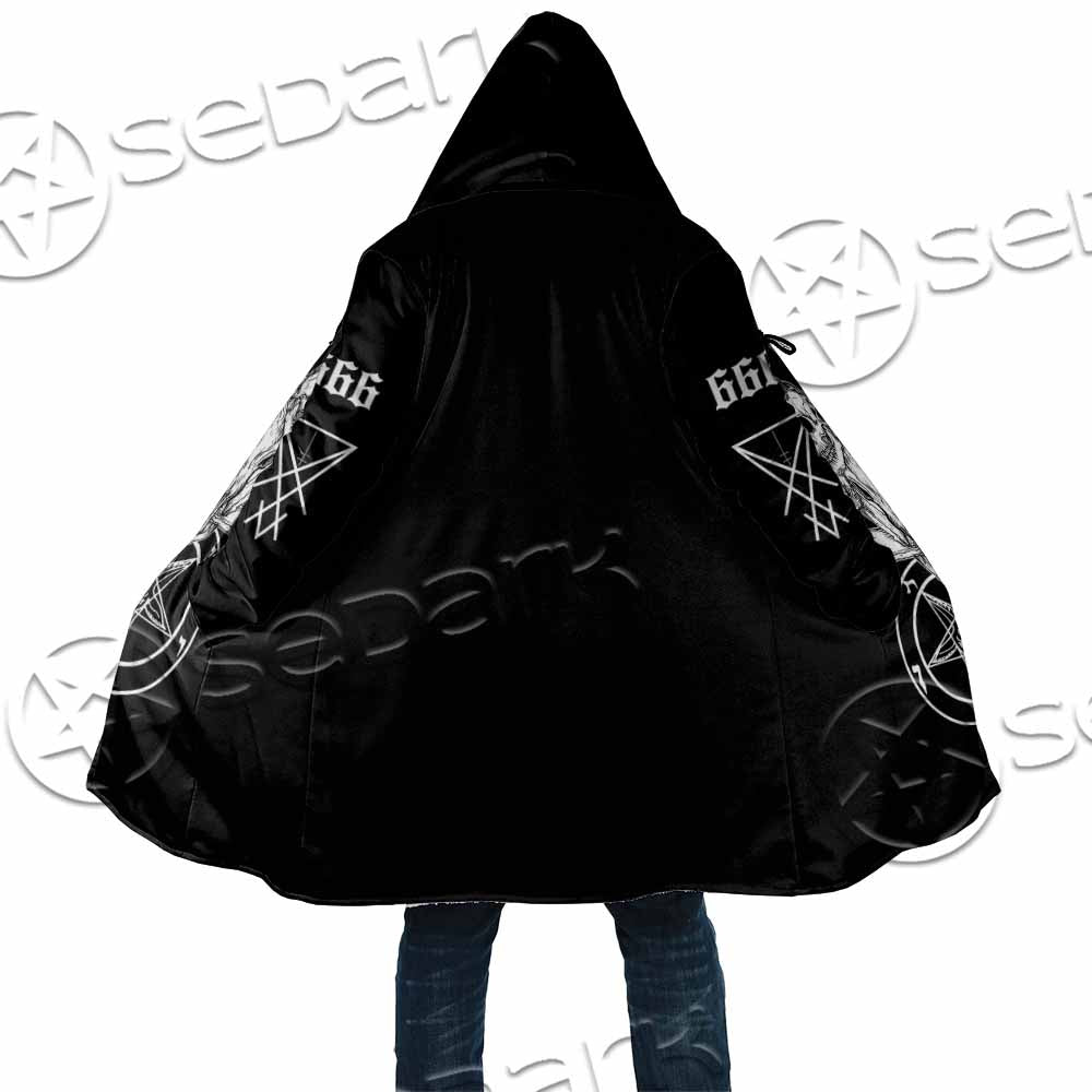 Skull Baphomet Satanism SED-1080 Cloak