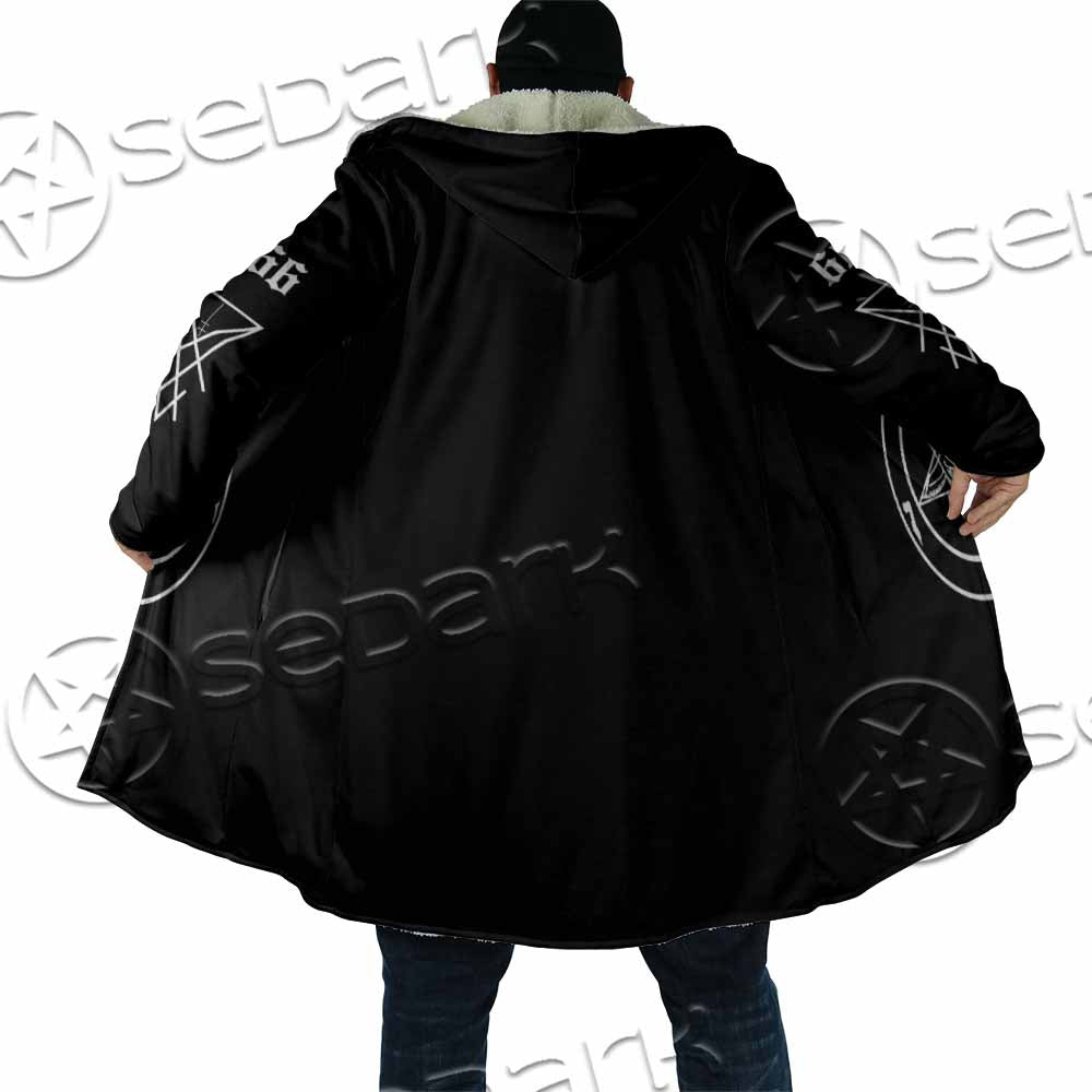 Skull Baphomet Satanism SED-1080 Cloak