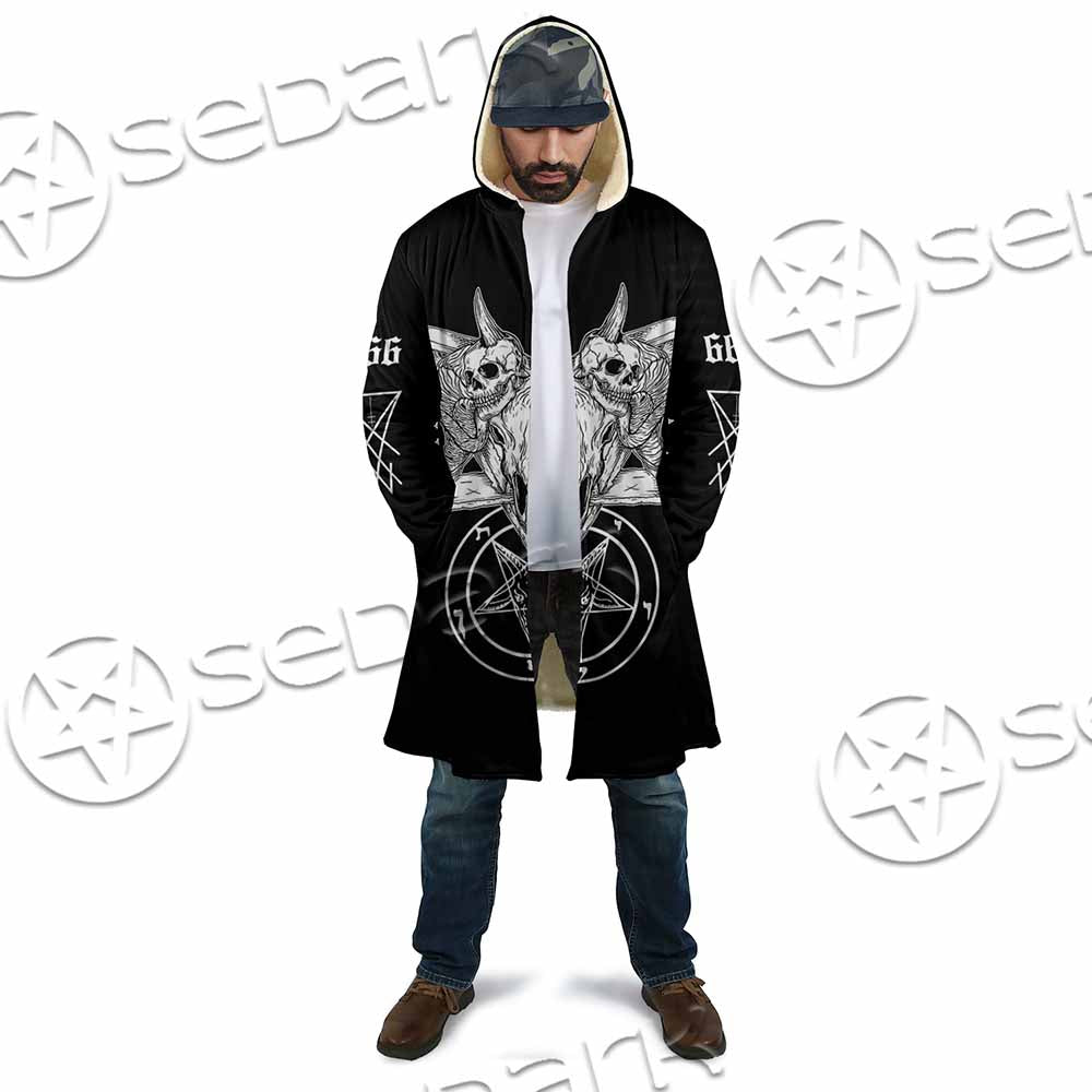 Skull Baphomet Satanism SED-1080 Cloak