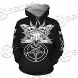 Skull Baphomet Satanism SED-1080 Hoodie & Zip Hoodie