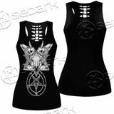 Skull Baphomet Satanism SED-1080 Women Tank Top