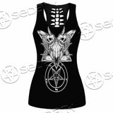 Skull Baphomet Satanism SED-1080 Women Tank Top