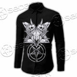 Skull Baphomet Satanism SED-1080 Shirt Allover