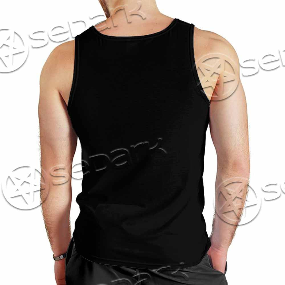 Skull Baphomet Satanism SED-1080 Men Tank-tops