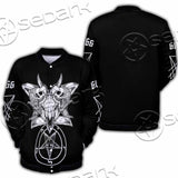 Skull Baphomet Satanism SED-1080 Button Jacket