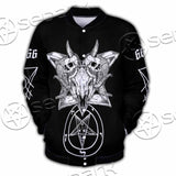 Skull Baphomet Satanism SED-1080 Button Jacket