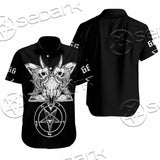 Skull Baphomet Satanism SED-1080 Shirt Allover