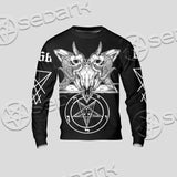 Skull Baphomet Satanism SED-1080 Unisex Sweatshirt