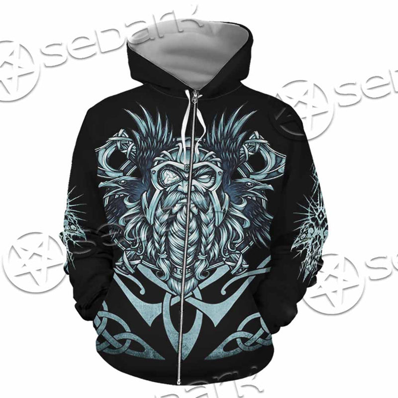 Viking Warrior Head SED-1102 Hoodie & Zip Hoodie
