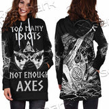 Mjolnir Viking Axe SED-1104 Hoodie Dress