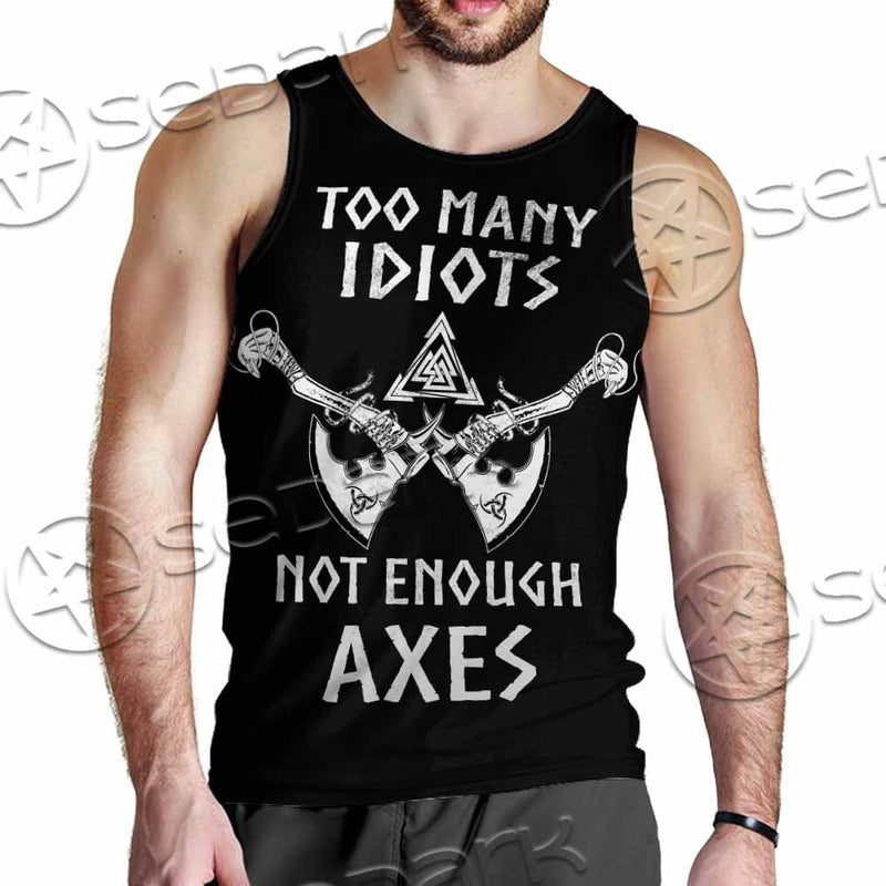 Mjolnir Viking Axe SED-1104 Men Tank-tops