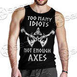 Mjolnir Viking Axe SED-1104 Men Tank-tops