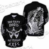 Mjolnir Viking Axe SED-1104 Button Jacket