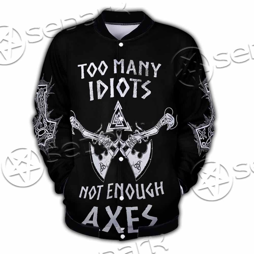 Mjolnir Viking Axe SED-1104 Button Jacket