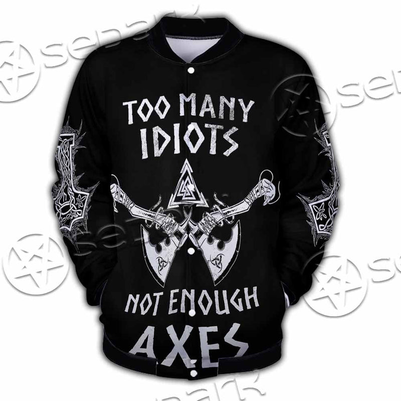 Mjolnir Viking Axe SED-1104 Button Jacket