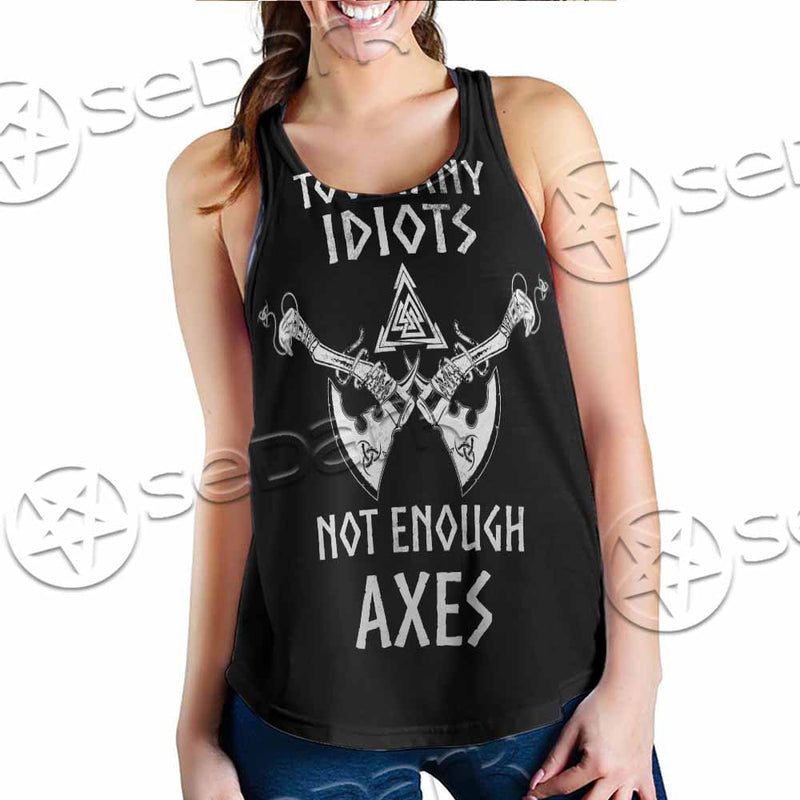 Mjolnir Viking Axe SED-1104 Women Tank Top