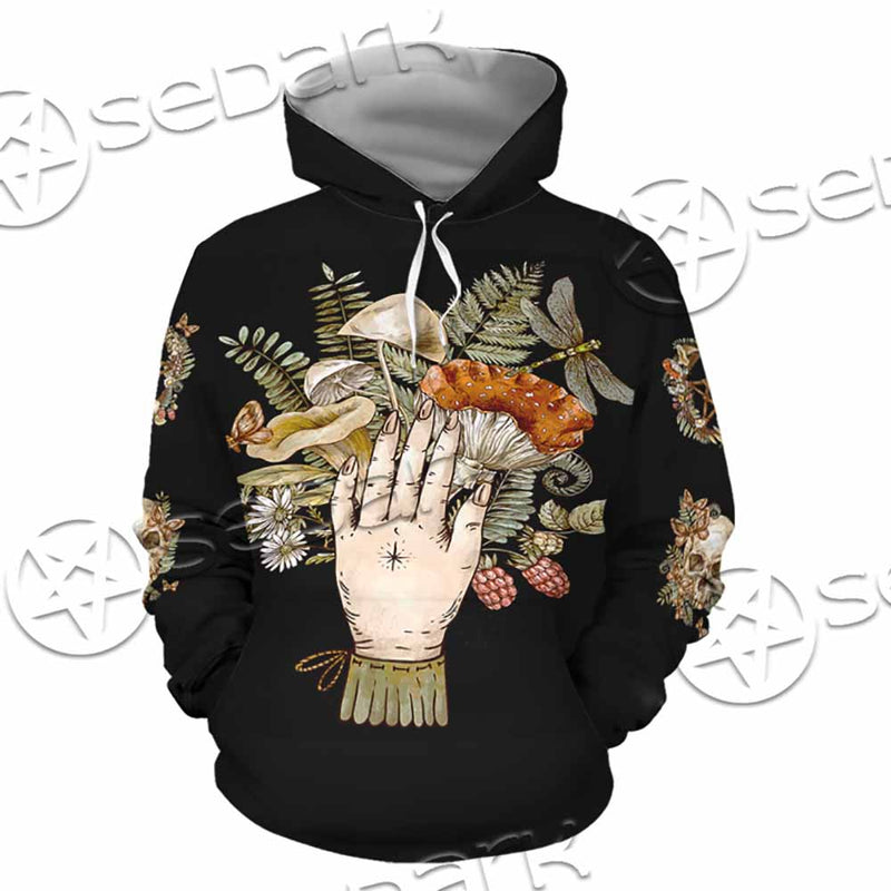 Green Witch Hand With All Seeing Eye SED-1113 Hoodie & Zip Hoodie