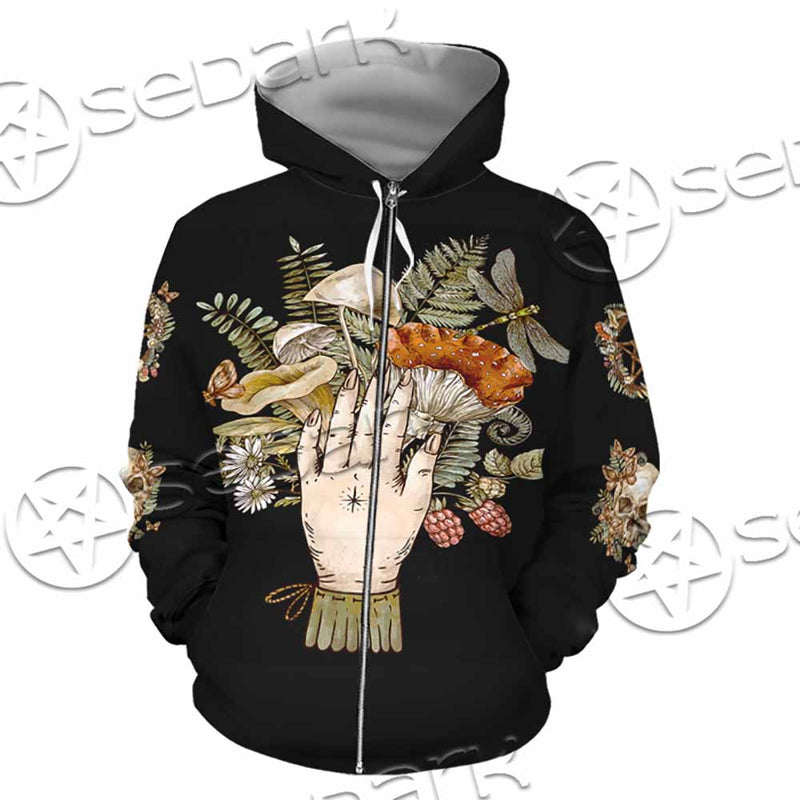Green Witch Hand With All Seeing Eye SED-1113 Hoodie & Zip Hoodie