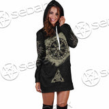 Viking Celtic Sacral Symbol. SED-1121 Hoodie Dress