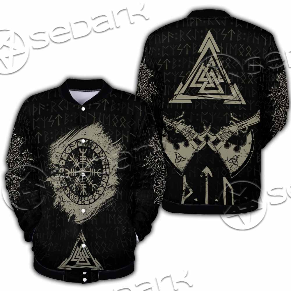 Viking Celtic Sacral Symbol. SED-1121 Button Jacket