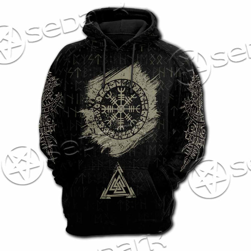 Viking Celtic Sacral Symbol. SED-1121 Hoodie & Zip Hoodie Raglan