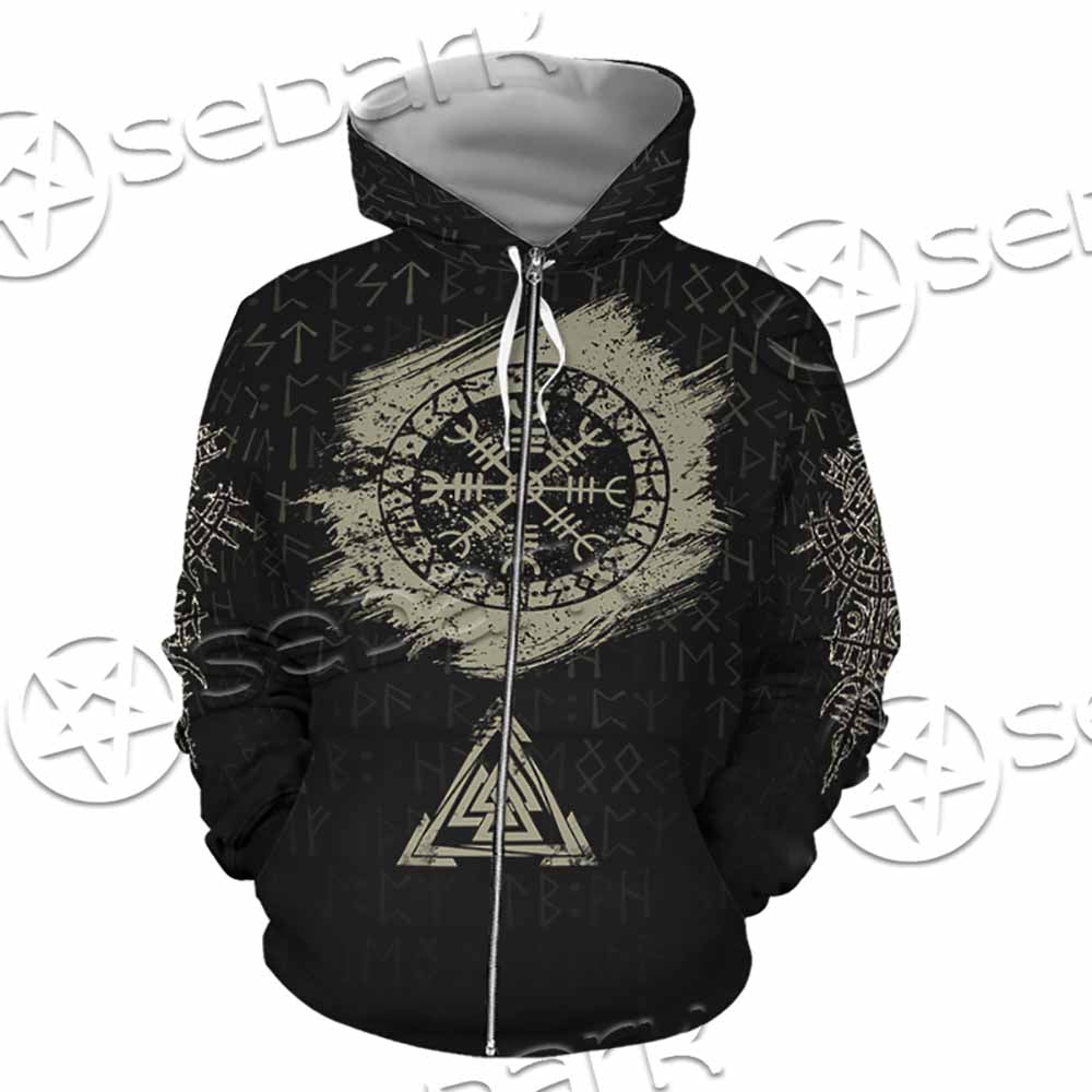 Viking Celtic Sacral Symbol. SED-1121 Hoodie & Zip Hoodie