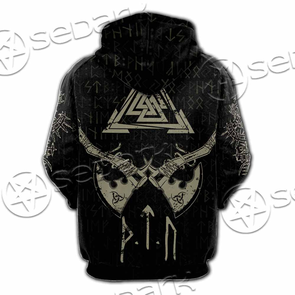Viking Celtic Sacral Symbol. SED-1121 Hoodie & Zip Hoodie Raglan