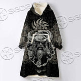 Norse Mythology SED-1126 Oversized Sherpa Blanket Hoodie