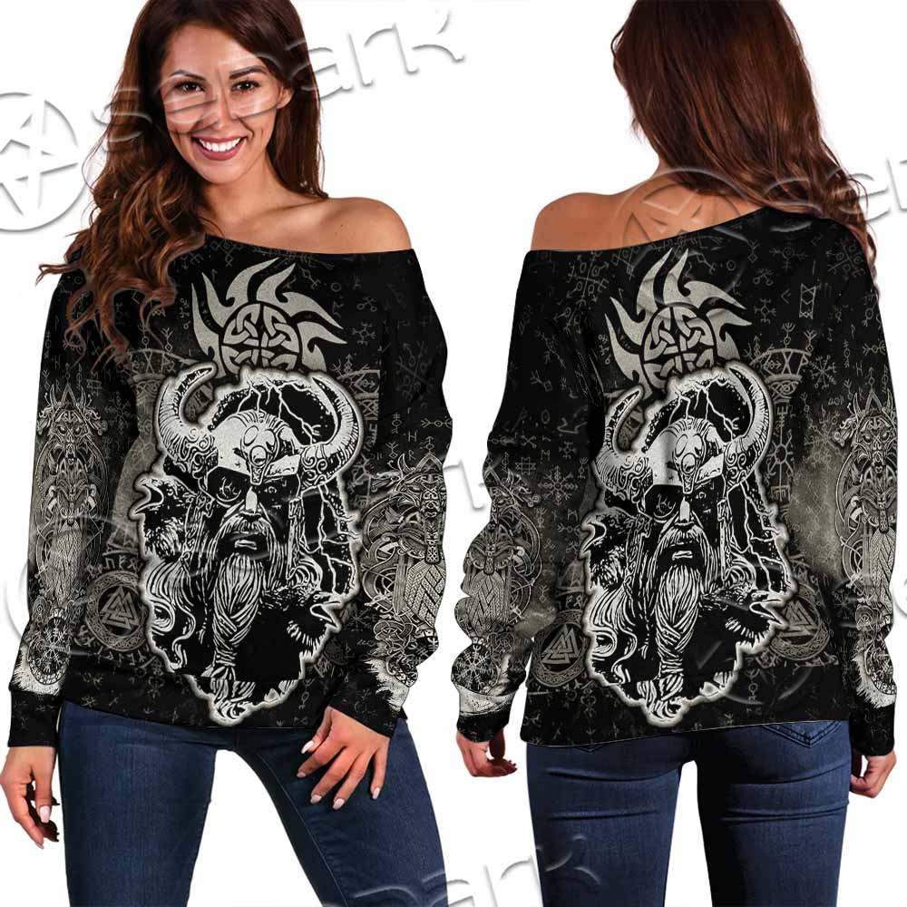 Norse Mythology SED-1126 Off Shoulder Sweaters