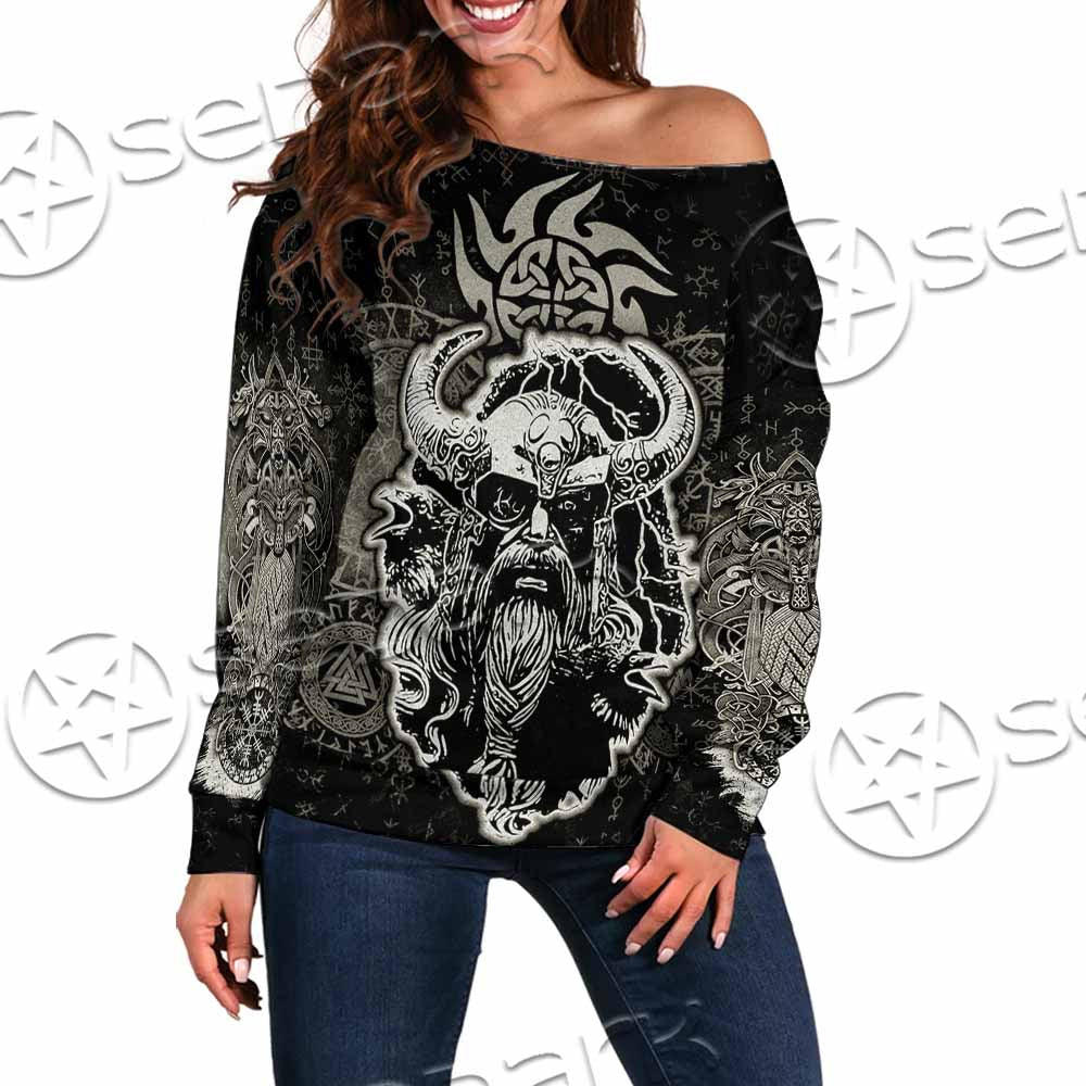 Norse Mythology SED-1126 Off Shoulder Sweaters