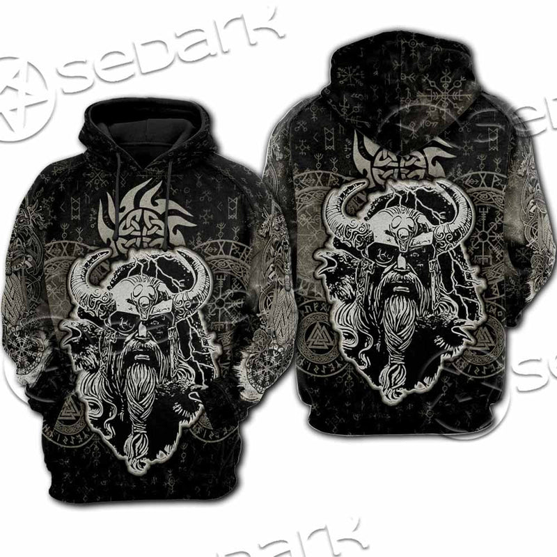 Norse Mythology SED-1126 Hoodie & Zip Hoodie Raglan