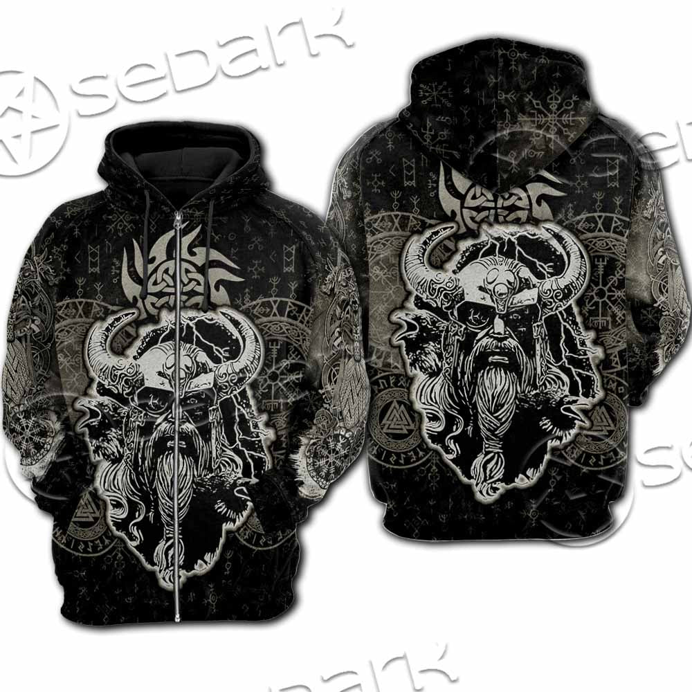 Norse Mythology SED-1126 Hoodie & Zip Hoodie Raglan