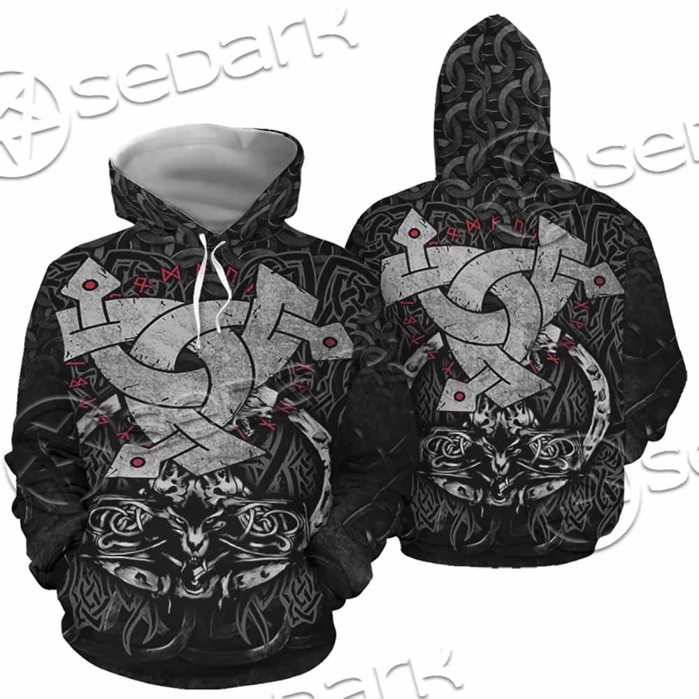 Triple Horn Of Odin SED-1127 Hoodie & Zip Hoodie