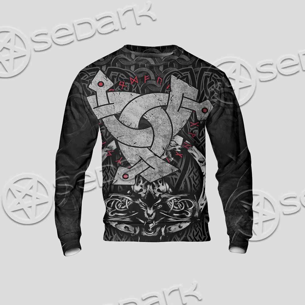 Triple Horn Of Odin SED-1127 Unisex Sweatshirt