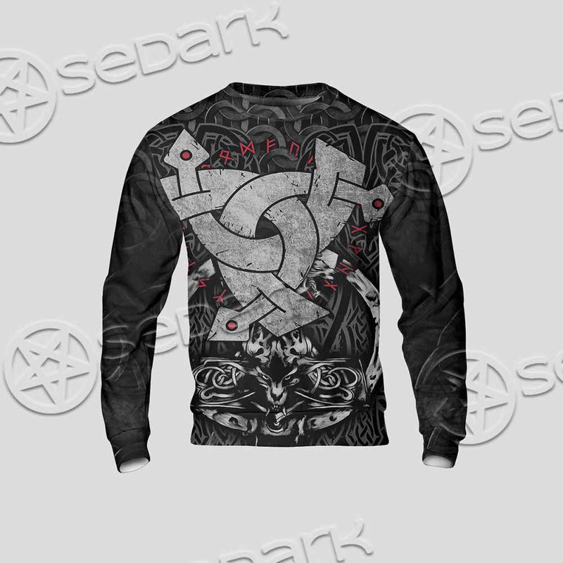 Triple Horn Of Odin SED-1127 Unisex Sweatshirt