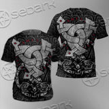 Triple Horn Of Odin SED-1127 Unisex T-shirt