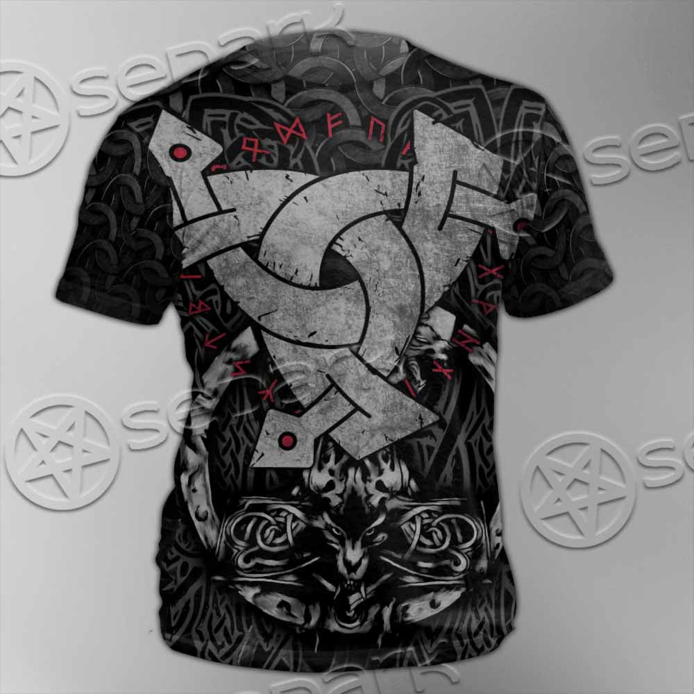 Triple Horn Of Odin SED-1127 Unisex T-shirt