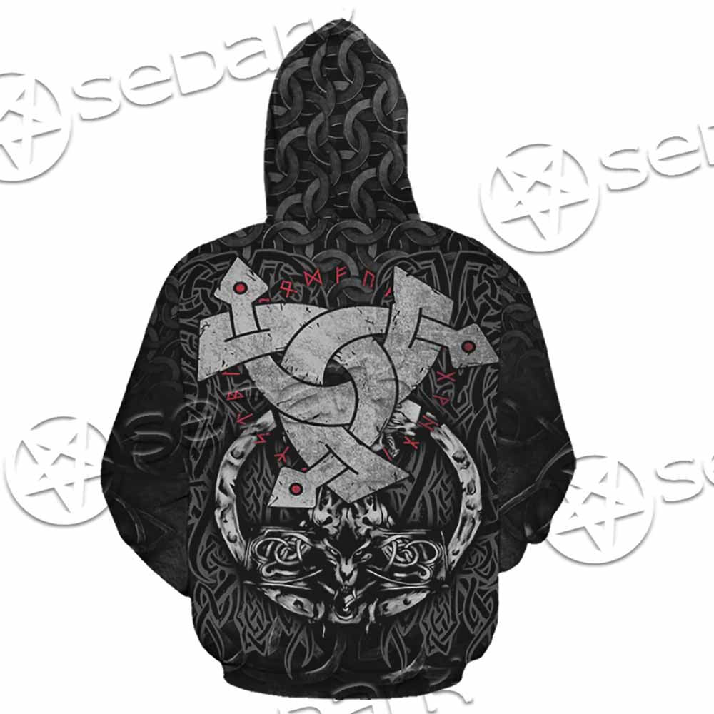 Triple Horn Of Odin SED-1127 Hoodie & Zip Hoodie