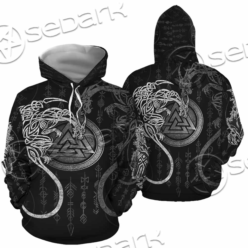 Viking Odin SED-1128 Hoodie & Zip Hoodie